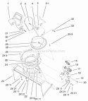Part Location Diagram of 100-5486 Toro Screw-Truss Hd, Phillips